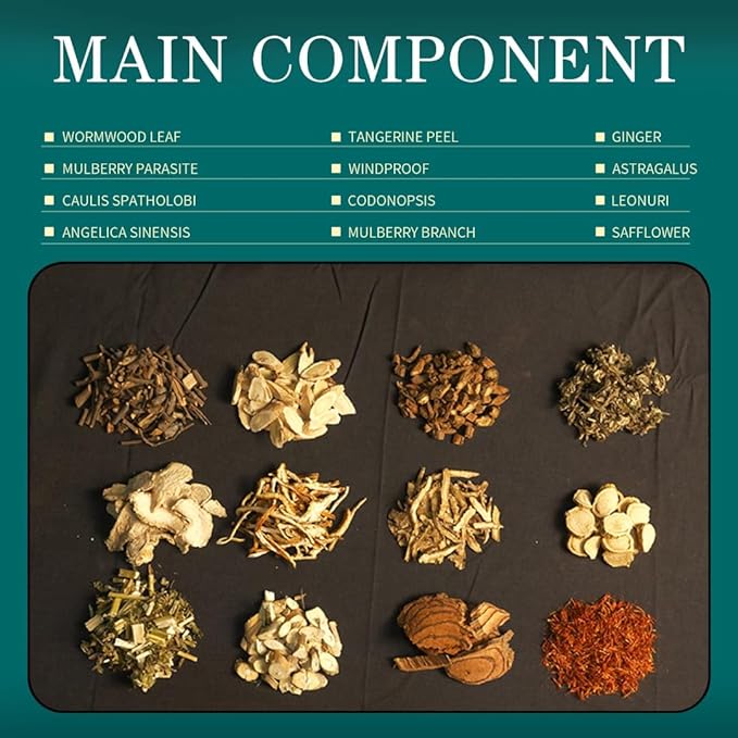 30 Bags Herbal Foot Soak with Mugwort & Ginger, Relaxing Foot Bath for Daily Wellness, 900g Natural Plant-Based Formula, 泡脚药包