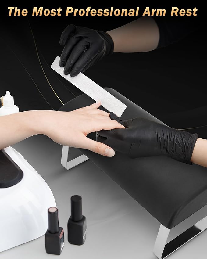 Nail Arm Rest Pedicure Foot Rest, Thickened Nail Hand Rest Pillow Manicure Pedicure Rest Cushion Salon Spa Use, Waterproof, Anti Slip, And Durable