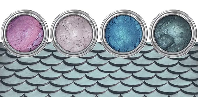 Concrete Minerals Eyeshadow, Silky- Smooth and Highly Pigmented, Longer-Lasting With No Creasing, 100% Vegan and Cruelty Free, Handmade in USA, 8 Grams Loose Mineral Powder (Mermaid)