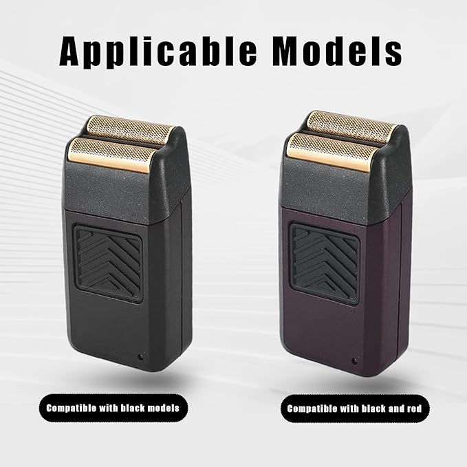 Replacement Heads for Men, 5 Star Series Finale Razor Replacement Foil and Bar Assembly Compatible with wahl Foil 7031-100,7043-100 Shave Replacement Head, 4 Packs (Black)