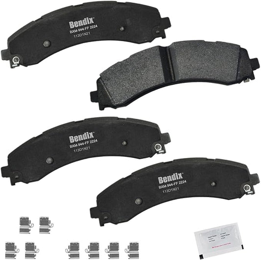 Bendix Priority1 CFM2224 Semi-Metallic Rear Brake Pads for Ram 3500 2023-2019, 4000 2020-2019