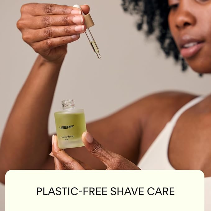 Leaf Shave | Shave Care Set - Includes Shave Oil (1.7 fl oz) & Calming Serum (1 fl oz)
