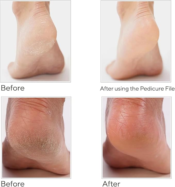 Spa-Rific 3pc Nano File Set: Professional Heavy Duty Glass Nail Files with Case Kit - Reusable Crystal Fingernail Manicure and Pedicure Tools for Men, Women, and Adults - Pink Ombre