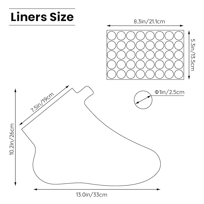 Segbeauty Paraffin Wax Liners for Foot, 200pcs Larger & Thicker Paraffin Foot Bags, Plastic Paraffin Bath Socks Hot Wax thera-py Bath Booties Covers for SPA Wax treat-ment Paraffin Wax Machine