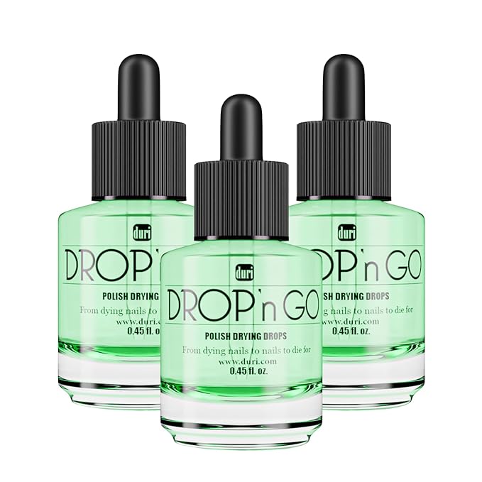 Duri Cosmetics, Drop'n Go Quick Dry Nail Drops (Drop'n Go (Pack of 3)
