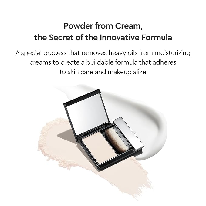 HERA Airy Blurring Powdered Primer for Poreless & Long-Lasting Korean Makeup | Moisturizing Powder from Cream for All Skin Types, Travel-Friendly Design, Smoothing and Oil Absorbing, 0.29 Oz (8.5g)
