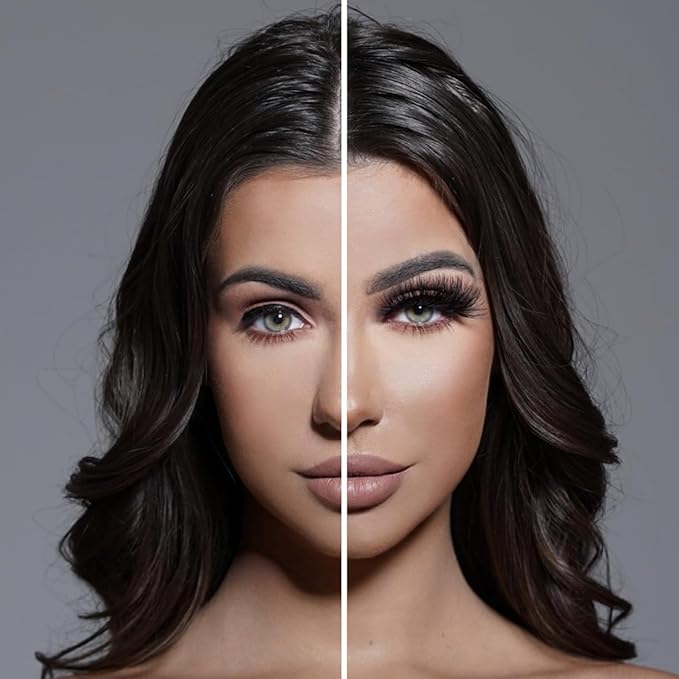 3D Mink Lashes | Luxury Real Mink Eyelashes Cruelty-Free False Lashes Reusable, Maximum Volume 18mm-25mm Wispy and Fluffy Real Mink Lashes (Forbidden Fruit)