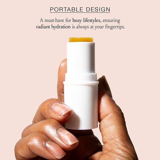 BOOM Beauty Boom Stick Glo: Vegan Hydrating Skin Moisturizer Nourishing Stick for Face, Neck & Body, On-the-go, Dewy Healthy Glow, Goes On Clear