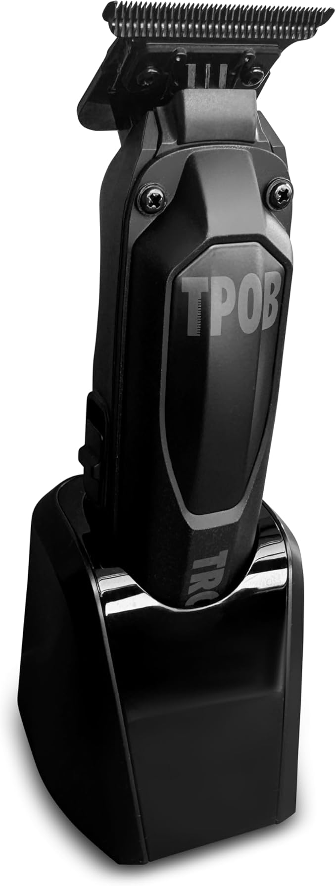 TPOB Troll Professional Barber Clipper 6800 RPM Super Torque Motor with DLC Fade Blade (Blackout Trimmer)