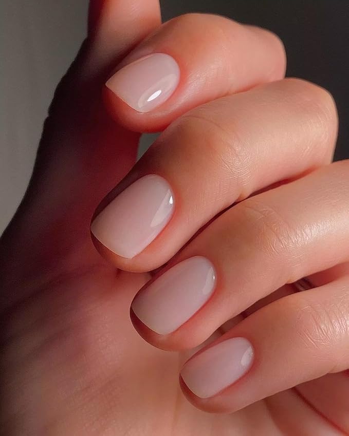 Vishine 48 PCS Gel Polish Set, 45 Jelly Nude Pink Gel Nail Polish Set All Season Neutral Sheer Milky White Gel Nail Polish Set with Gel Base and Matte Glossy Top Coat Manicure Salon at Home