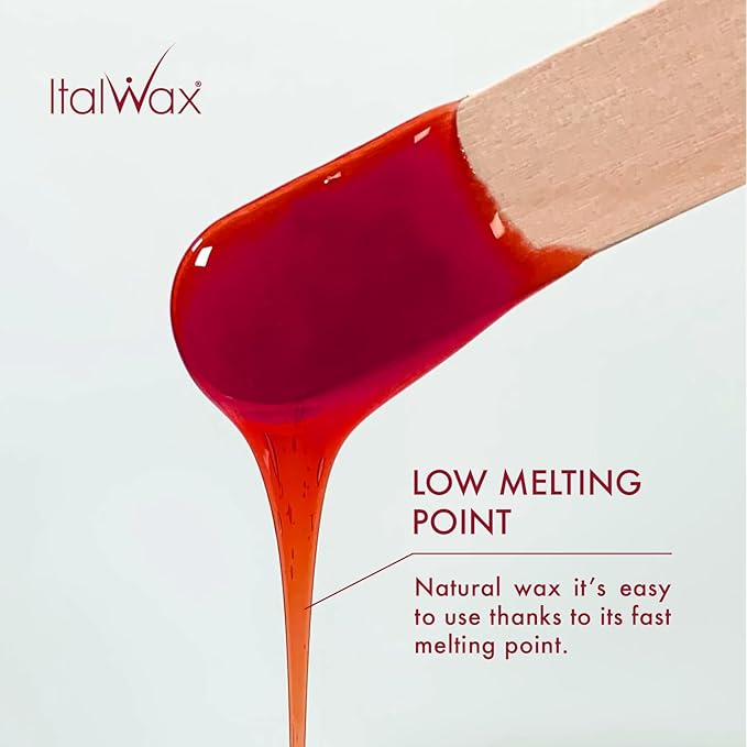 Italwax Rose - 1kg / 2.2lb - Hard wax beads for hair removal - Natural formulation ideal for all skin type - Unscented - Recommended for Bikini Area and Armpits