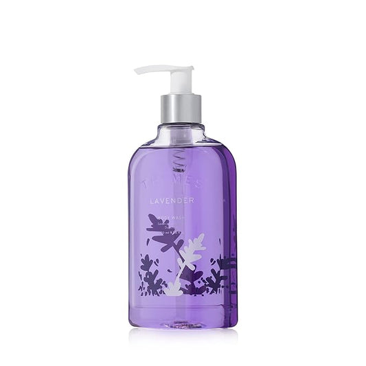 Thymes Body Wash with Pump - Liquid Soap for Bath and Shower - Body Soap - Skin Care - Scented Soap with Notes of Velvety Lavender, Warm Rosewood, Fresh Clary Sage, & Violet (Lavender, 9.25 fl oz)