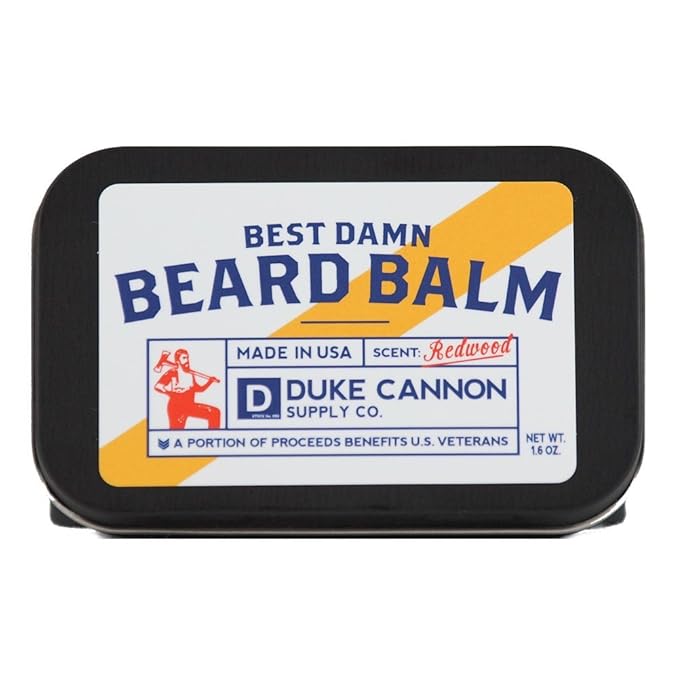 Duke Cannon Supply Co. Best Beard Bundle - 3 oz. Oil & 1.6 oz. Balm, Redwood Scent, Travel Size, 2-Piece Set