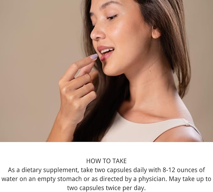 Pearl Powder Capsules for Eye Health & Skin Support - 120 Capsules, 100% Pure, All Natural, Organic