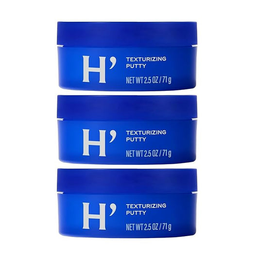 Harry's Texturizing Hair Putty, Mens Hair Styling Products, 2.5 Fl Oz, 3 Pack
