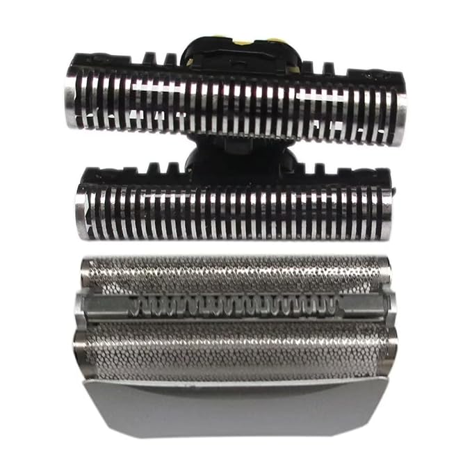 51S Replacement Shaver Foil Screen & Cutter for B-raun 8000 Series 8385 C&R,8374, 8377, 8970, 8975, 8985, 8986, 8987, 8990, 8991, 8995 (Silver)