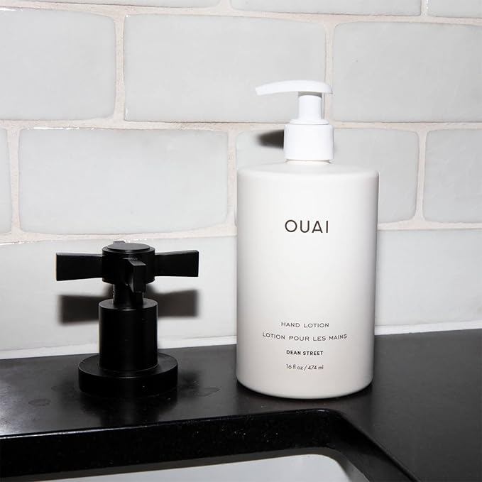 OUAI Hand Lotion Refill - Daily, Lightweight, Hydrating Lotion for Dry Skin - Made with Avocado, Rosehip and Jojoba Oil to Lock in Moisture - Never Greasy (32 Fl Oz)