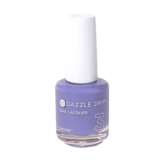 Dazzle Dry Nail Lacquer (Step 3) - Periwinkle Passion - A deep, muted periwinkle. Full coverage cream. (0.5 fl oz)