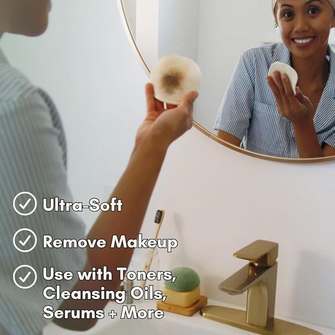 Reusable Hemp Cotton Rounds 15-Pack with Bamboo Storage Box – Ultra-Soft Organic Face Pads for Makeup Removal, Skincare Accessories, and Eco-Friendly Beauty Essentials