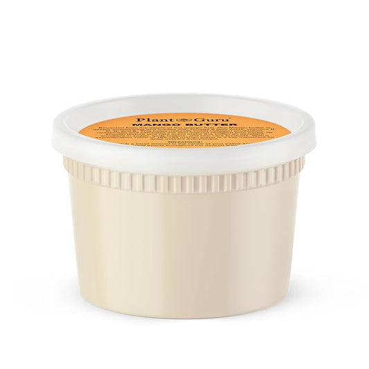 Raw Mango Butter 16 oz. / 1 lb. - 100% Pure Natural Unrefined - Great for Skin, and Hair Growth. DIY Soap Making, Body Butters, Lotions and Creams.