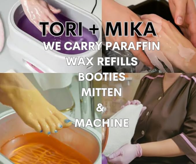 Tori Mika Paraffin Wax Refills, 6 lbs Scented Paraffin Wax Blocks for Paraffin Bath, Paraffin Wax Machine Refills for Hand Feet Dry Skin, Help Stiff Muscles and Pain (Peach, 6 lbs)