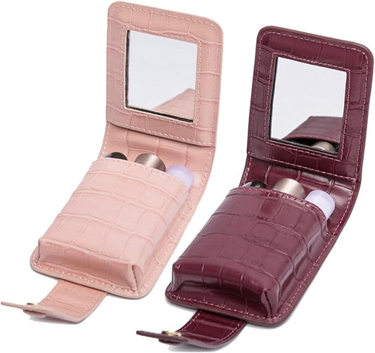 Earnda Makeup Lipstick Case for Outside Mini bag Travel Cosmetic Pouch