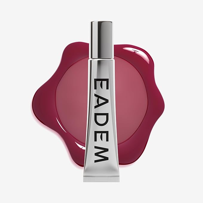 EADEM Le Chouchou Lip Softening Balm, Lip Gloss for Women, Lip Plumper & Lip Mask, Overnight Hydrating & Moisturizing Luxury Lip Balm, Mothers Day Gifts, 0.5 oz, Bissap Glaze