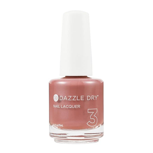 Dazzle Dry Nail Lacquer (Step 3) - Day Dreaming - A nude mauve with shimmer dusting. Full coverage shimmer. (0.5 fl oz)