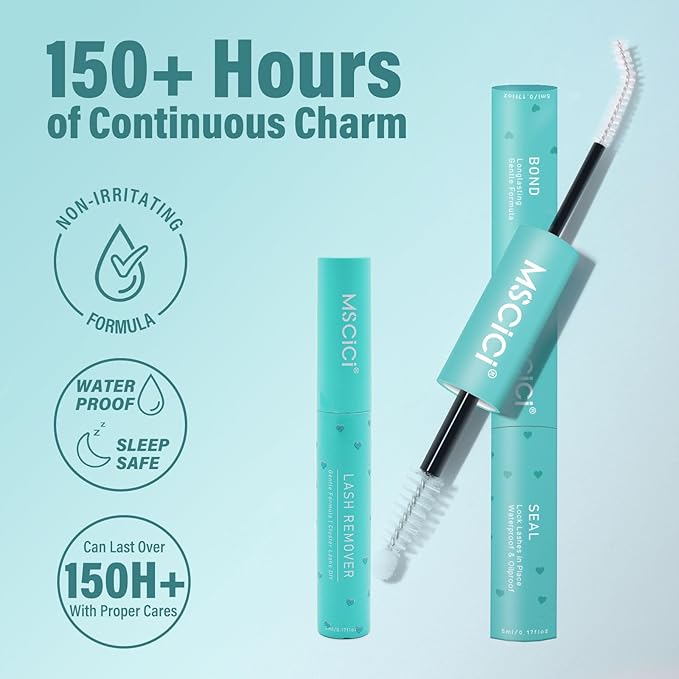 FluffDuo.03 EyeLash Clusters Kit 3D Volume 8-16mm D Curl - DIY Cat Eye Volume Look Eyelash Extensions Kit Ultra-Soft Fluffy Lashes Individual Fake Eyelashes Clusters Kit WideSpan Invisible Lash Band