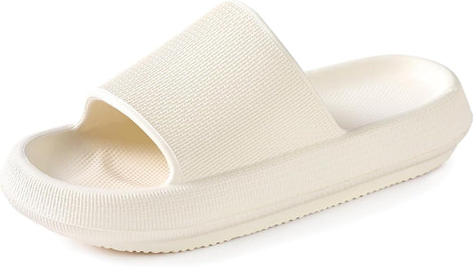 Menore Slippers for Women and Men Quick Drying, Parent-Child EVA Open Toe Soft Slippers, Non-Slip Soft Shower Spa Bath Pool Gym Beach House Sandals for Indoor & Outdoor