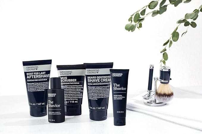 Grooming Lounge Best for Last Aftershave - Soothing After Shave Balm - Instantly Calms Irritated Skin - Refreshing Facial Moisturizer - Ideal for Sensitive Skin - Non-Greasy - Fragrance Free - 5 oz