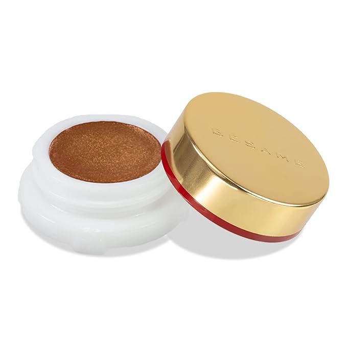 BESAME Golden Peach Cream Rouge - 1976, Highly Pigmented, Matte Finish, Multi-Use for Lips and Cheeks, Vintage-Inspired Reusable Tin, Long-Wearing, Sensitive Skin Friendly
