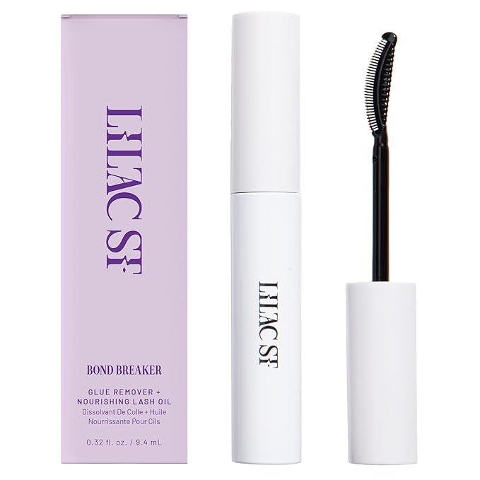 Lilac St. - Bond Breaker Lash Remover - Portable & Gentle Eyelash Glue Remover - Remove Lash Glue from Segments - Collagen Extract & Nourishing Oils - Waterproof - Cruelty Free, Vegan, Women Founded