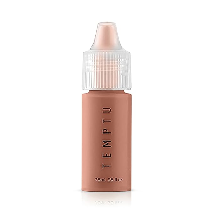 TEMPTU S/B Silicone-Based Airbrush Foundation: Professional Long-Wear Liquid Makeup, Sheer To Full Coverage For A Hydrated, Healthy-Looking Glow & Luminous, Dewy Finish On All Skin Types, 008 Clay, 0.25 Fl Oz