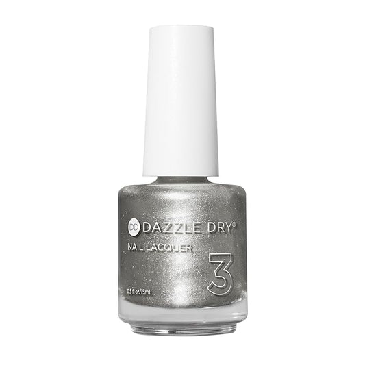 Dazzle Dry Nail Lacquer (Step 3) - Love Potion - A true metallic silver. Full-coverage metallic. (0.5 fl oz)