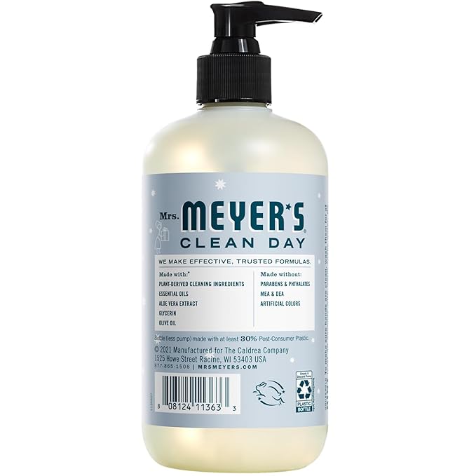 Mrs. Meyer's Liquid Hand Soap Variety, 1 Basil, 1 Snowdrop Hand Soap, 1 CT