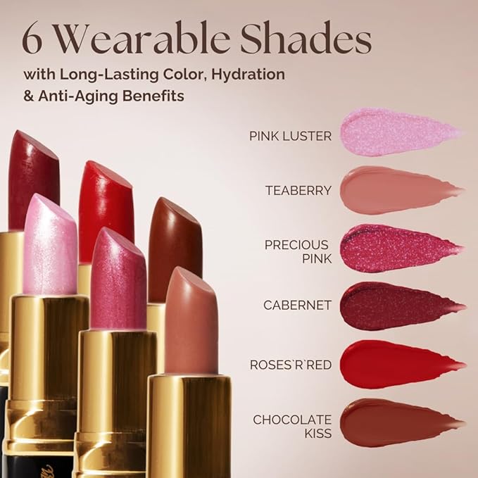 𝗘𝘀𝘀𝗲𝗻𝗰𝗲 𝗼𝗳 𝗔𝗿𝗴𝗮𝗻 Deep Moisturizing Pink Lipstick, Long Lasting Lipstick & Lip Care with Pure Organic Argan Oil, Shea Butter, Jojoba Oil & Aloe Vera Hydrating Lipstick, Precious Pink