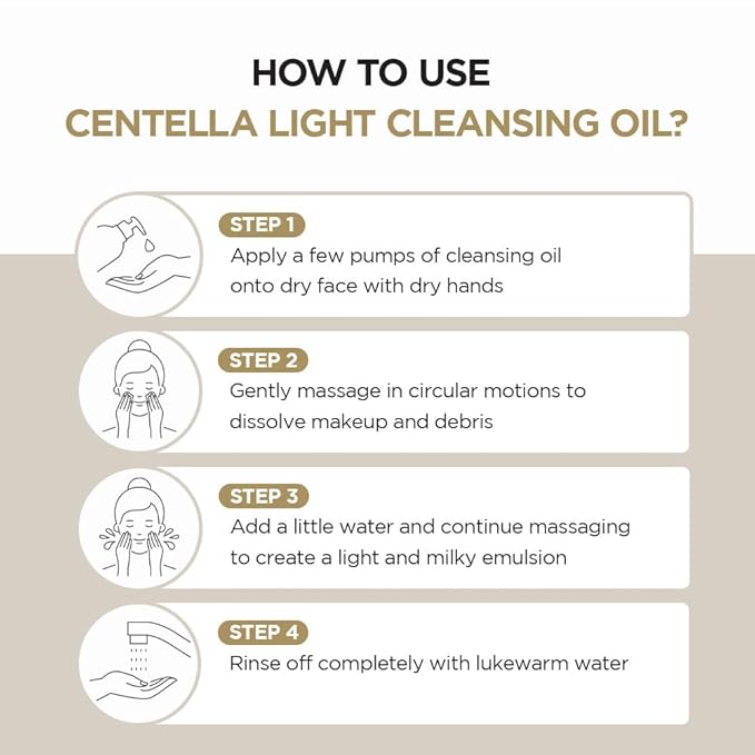 SKIN1004 Madagascar Centella Ampoule 3.38fl.oz (100ml) and Light Cleansing Oil 6.76fl.oz (200ml) Bundle