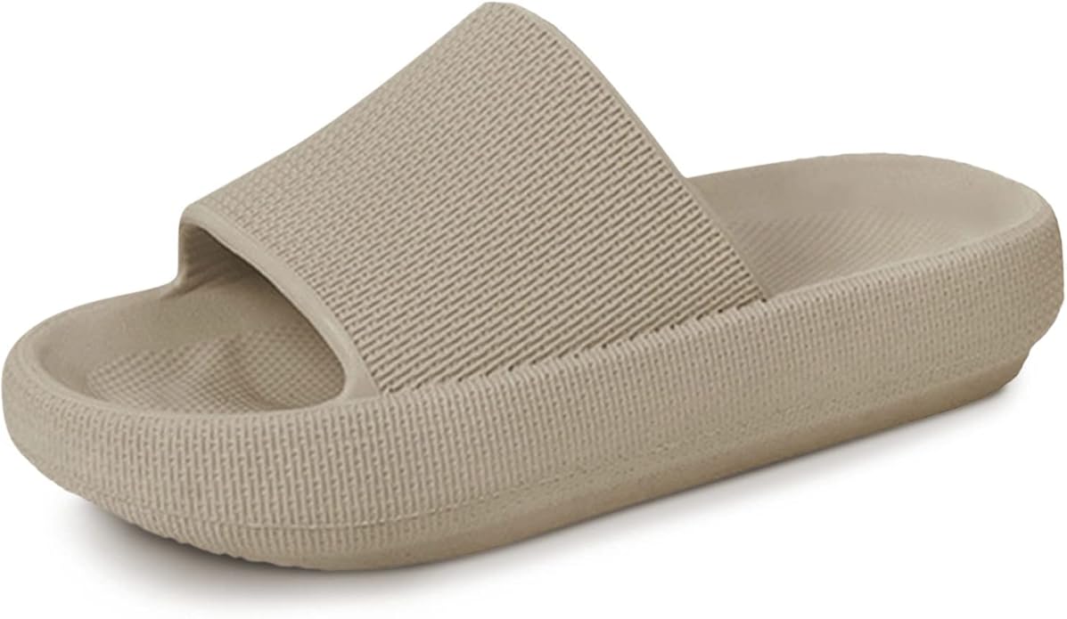 Menore Slippers for Women and Men Quick Drying, Parent-Child EVA Open Toe Soft Slippers, Non-Slip Soft Shower Spa Bath Pool Gym Beach House Sandals for Indoor & Outdoor