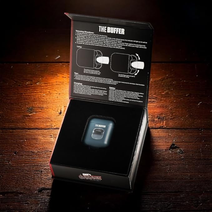 The Buffer - Automatic Nail Clipper for Men, Portable, Rechargeable, Trim Nails in Under 60 Seconds