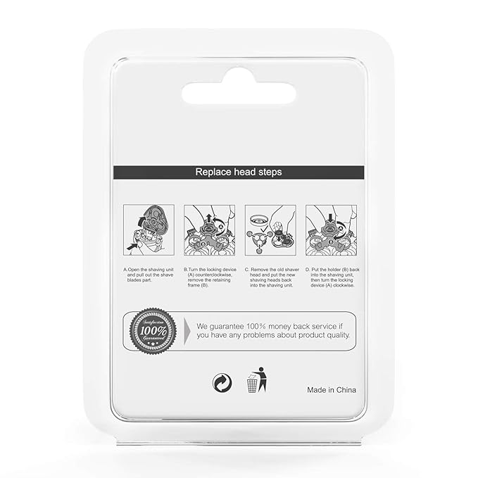 MAX-T Replacement Shaver Head - 100% Original Mens Rotary Shaver Replacement Head