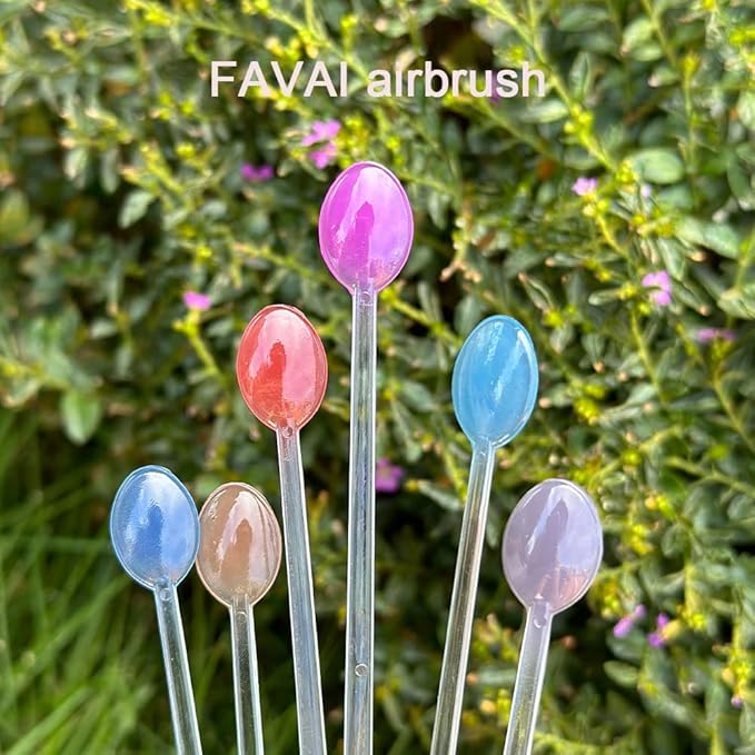 FAVAI Airbrush Gel Nail Polish Kit Air Gel Set Fall Winter Collection 6 colors 6 * 15ml / 0.5 Fl Oz Long Lasting Soak Off Gel Polish Sets Without Dilution Nail Art French Manicure