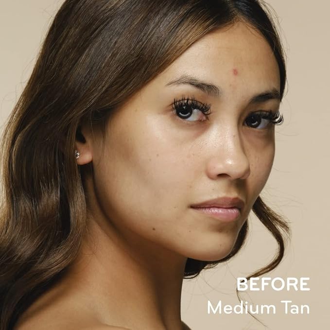 pūrlisse Ageless Glow Serum BB Cream SPF 40 - Glow BB Cream with SPF Enriched with Bakuchiol & Vitamin C to Help Improve Firmness & Reduce Wrinkles for Dewy Skin - Medium Tan (1.4 oz)