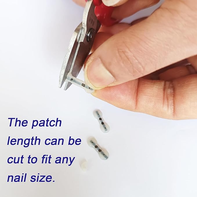 Titanium Alloy Silicone Ingrown Correction Tool Kit,Ingrown Toenail Treatment,Ingrown Toenail Removal Kit,Designed for Ingrown Nail Repair, nail Corrector, Cuttable Applicable to most sizes,reusable