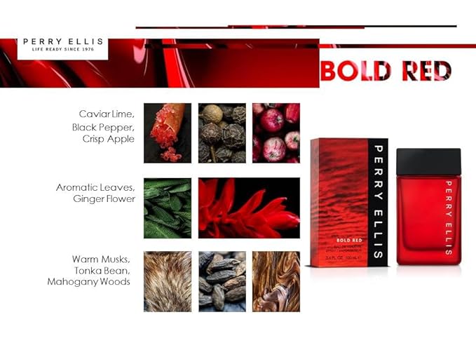 Perry Ellis Men's Mini Coffret Gift Set - Red Sky, Sky, Midnight, Pure Blue - 4-pack of .25 fl oz EDT mini travel sprays