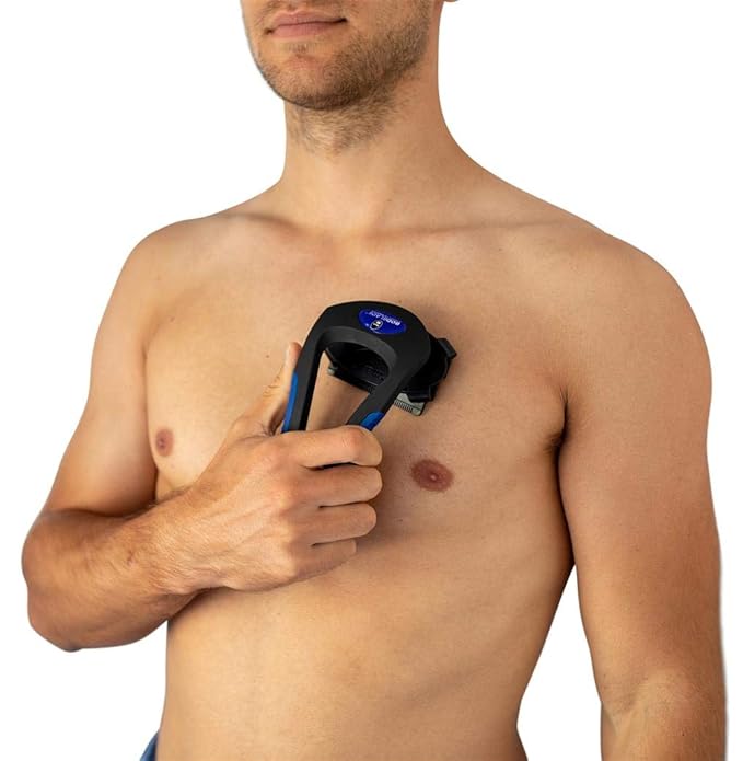 Bakblade Body Grooming, Bodblade Ergonomic Shaver, Shaving Chest, Arms & Stomach Region