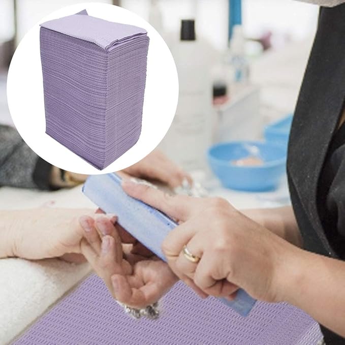 Disposable Manicure Pad, 125Pcs Nail Tablecloths Salon Manicure Tool Set Nail Art Table Mat Rest Holder Waterproof Manicure Practice Anti-Dirty Table Pad