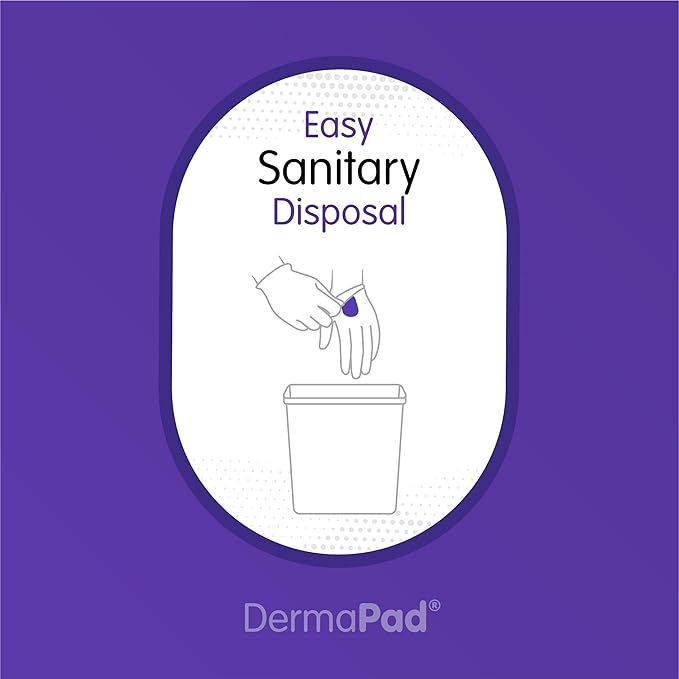 Dermapad® for Dermaplaning, Esthetician Supplies, Premium Dermaplane Blade Wiping Pads (50 Pack)