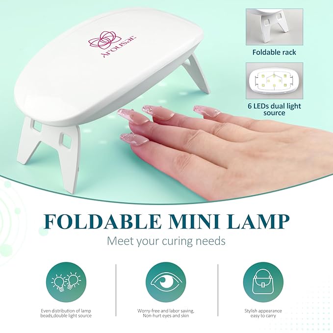 Poly Nail Gel Kit, 15ml*4pcs Nail Extension Gel, Clear White Builder Nail Gel with Top and Base Coat, Slip Solution, Nail Lamp&Drill, DIY Salon at Home for Beginner and Professional