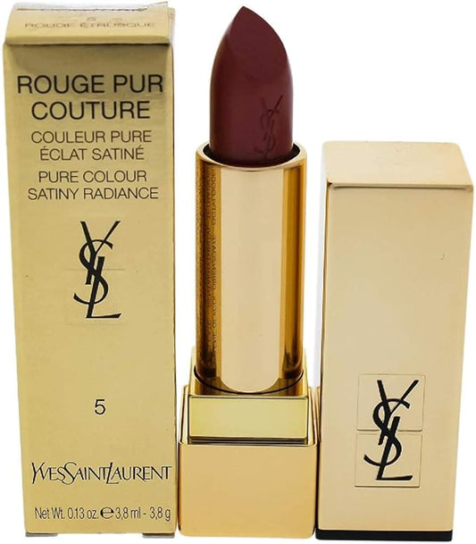 Yves Saint Laurent Rouge Pur Couture Pure Color Satiny Radiance Lipstick, Beige Etrusque, 0.13 Ounce